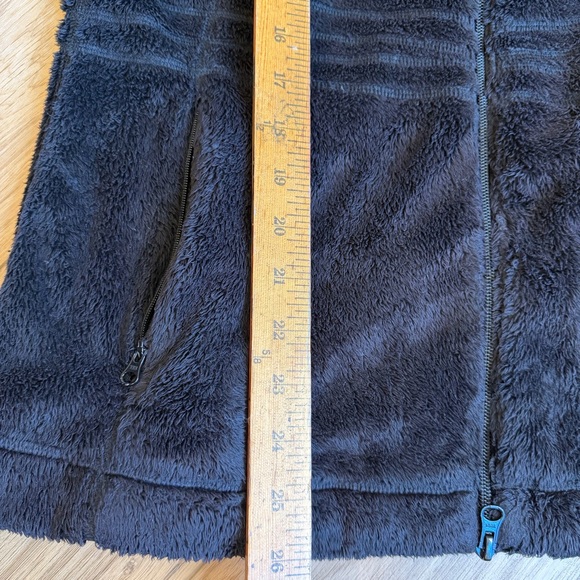 Lilly Pulitzer Black Maddie Fleece Jacket Pink Palm Logo Medium Zip Up SOFT - Picture 6 of 6